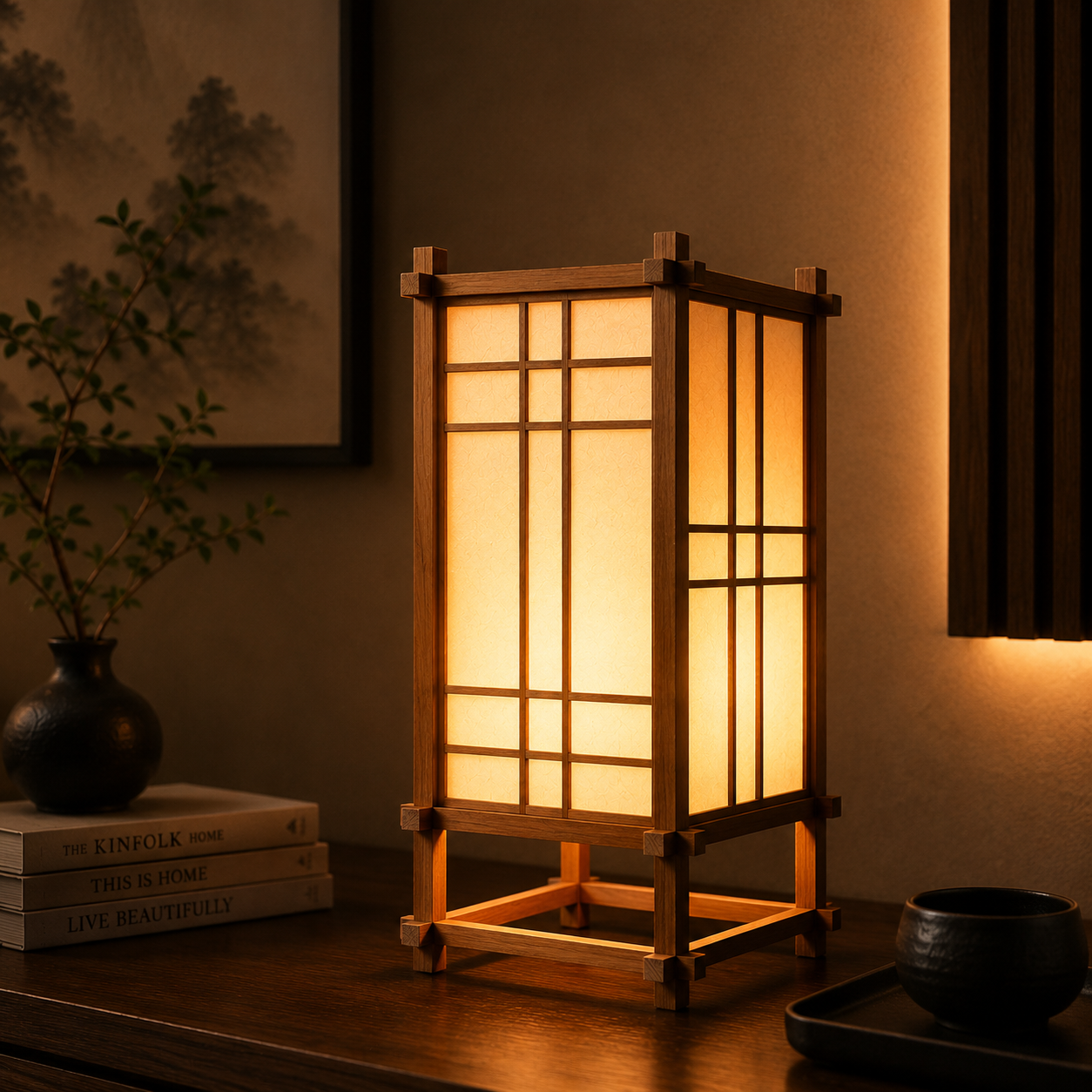 Zen Shoji Table Lamp
