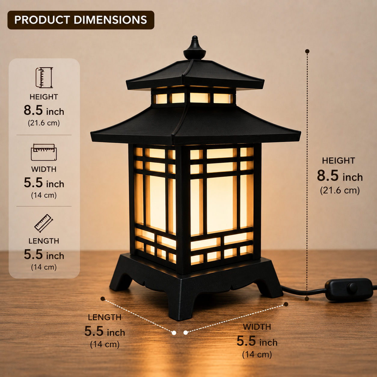 Japanese Pagoda Lantern